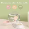 Dog Bowls Feeders Pet Snail Shaped Cat Automatic Feeder Water Dispenser Dual Purpose Snail Shape Dish for Cats Dogs Removable Double Filtrationvaiduryd