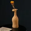 Maison moderne en céramique vase art sculpture ornements porche salon chambre de bureau décorations d'arrangement de fleurs 240111