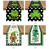 Bordduk Tryckt Mat Praktisk St. Patricks Holiday Decoration High Quality Flax Party Supplies Coasters