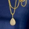Desginer Bvlgary Tiktok Diffusion en direct de Baojia Goutte d'eau Collier de perles de diamant complet Célébrité en ligne pour femmes Recommandé Collier de luxe Chaîne Bijoux