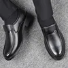 Herrklänningskor Herrens formella originalläder italienska hudskor för män Elegant Casual Business Luxury Social Male Shoe 240110