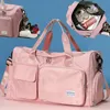 Stor kapacitet fällbara resväskor för kvinnor gym yoga förvaring axel väska män vattentätt bagage handväska rese duffle väska 240111