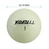 1 set di palline da golf fluorescenti luminose notturne a LED che si illuminano al buio 240110