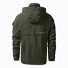 ONESTAND Heren Outdoor Jas Lente Herfst Capuchon Waterdichte Casual Jas Heren Tactiek Militaire Plus Size 240111