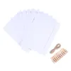 Cadres 10pcs 5 pouces papier photo cadre kraft créatif décoratif carton po avec clips en bois et ficelle pour l'école à la maison