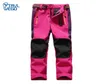 Skiing Pants TRVLWEGO Ski Hiking Camping Child Waterproof Breathable Winter Fleece Soft Shell Thick Snow Kids Trousers7782784