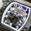 JF RichdsMers Watch Factory Superclone Luxe Miler Suisse avec boîte en acier inoxydable Tourbillon Montres-bracelets Rm02 8QHQ