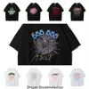 Grafik-T-Shirt, Pink Young Thug Sp5der 555555, bedrucktes Spinnennetz-Muster, Baumwolle, H2Y-Stil, kurze Ärmel, Top-T-Shirts, Hip-Hop-Größe XS-XXL DTGU