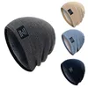 Boinas Forro polar Forrado Gorros de punto para hombres Mujeres Invierno A prueba de viento Sombrero elástico Térmico grueso Jersey Esquí al aire libre Ciclismo