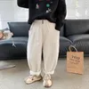 Hosen Kinder Hosen Einfarbig Casual Jungen Und Mädchen Baby Gesteppte Baumwolle Lange Koreanischen Stil Modische Kinder Jeans