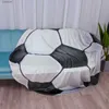 Couvertures 1pc basket-ball Football impression couverture drôle balle flanelle couverture ronde doux chaud jeter couverture sieste couverture pour canapé canapé Offi