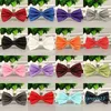 Pajaritas de moda de color sólido para novio y hombre, pajarita a cuadros para matrimonio, mariposa, traje de negocios y boda