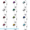 jewellery Designer Pandoraring Dora's Band Rings S925 Sterling Silver Birthstone Eternal Ring Classic Series Hot selling