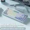 Native Tastaturen für AK82 mechanische Tastatur, drei Modi für kabellose und kabelgebundene E-Sport-Spiele, Büro, Computerzubehör, Mädchen und Jungen, L240105