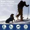 Vêtements pour chiens Manteau d'hiver Veste chaude imperméable Veste réfléchissante pour temps froid pour grands chiens moyens coupe-vent