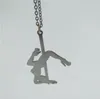 Pendant Necklaces Stainless Steel Pole Dancer Strip Silhouette Gift For Bachelorette Party Women Jewellery62318942516157