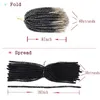 Saisity Ombre Syntetyczne włosy szydełkowe Spring Spring Twist Braiding Jamajka Bounce 240110