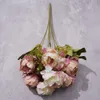 7 head exquisite peony artificial flower peony peony beam photography props table decoration simple modern flower wall covering XKL