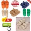 Designer Casual Platform Slides tofflor Kvinna Anti Slip slitstarande lätt vikt andningsbar lågklippta mjuka sulor Sandaler Flat Summer Beach Slipper