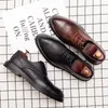 Lente Gentleman Oxfords Lederen Schoenen Luxe Goederen Mannen Schoenen Mode Casual Puntschoen Formele Zakelijke Mannelijke Trouwjurk 240110
