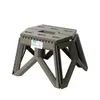 Camp Furniture Portable Folding Stool Foot Rest Under Desk Ottoman Storage Space Saving Plastic Beach Fishing Chair