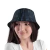 Berety jasnoniebieski kod maniak Linux Bucket Hat for Women Men Studenci Składany Bob Fisherman Hats Panama Cap Streetwear