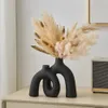 セラミックフラワービーズテーブルトッププランターポットVase Luxury Homeアクセサリー装飾リビングルームの装飾品装飾ギフト240110