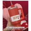 TASSE DE VOYAGE 40OZ POUR LA SAINT-VALENTIN AVEC COEUR ROMANTIQUE POIGNÉE RÉUTILISABLE GOBELET AVEC LOGO QUENCHER H2.0 TUMBLER 111