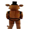 2019 Wysokiej jakości pięć nocy w FREDdy's FNAf Freddy Fazbear Mascot Costume Cartoon Mascot Custom262h