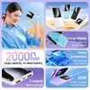 Cell Phone Power Banks Remax 20000/10000mAh Power Bank 22.5W Portable Large Capacity Fast Charging PowerBank For iphone 15 14 13 Battery BankL240111