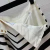 Luksusowe kobiety spódnica marki dla kobiet w letnim paski V Wstążka w kształcie wysokiej talii Slim Long Overskirt 11 stycznia