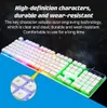 Tangentbord USB Wired Keyboard Mouse Set 104 KEYS Backlight Gaming Keyboard Gaming Mouse For Laptop PC Computerl240105