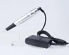 Kampanj Silver Höghastighet Permanent Makeup Machine Tattoo Pen Machine For Eyebrow Lips med 20st Needles and Caps6003241