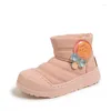 Botas 2024 Lollipop Niños para niñas Simple Anti Slip Flat Bottomed Boys Short Snow Kids Casual Pu Drop Entrega Bebé Maternidad Sho Otopv