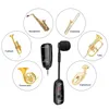 XIAOKOA UHF Sistema de micrófono inalámbrico para saxofón Clip en instrumentos musicales Transmisor receptor inalámbrico para trompeta de saxofón 240110