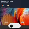 أجهزة العرض Ditong Projector 4K مع WiFi 6 و Bluetooth Auto Keystone Focus Home Theater FHD Native 1080p Outdoor Moviel240105