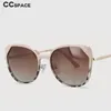 Sunglasses 53963 Cat Eye Metal Anti Blue Light Glasses Frames Polarized Sunglasses Women Magnetic Clip Fashion Computer Eyeglasses