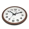 Настенные часы для гостиной, 14-дюймовые часы, скандинавские 3d цифровые круглые простые часы Q240111