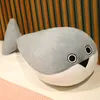 50/80/100 cm Sacabambaspis Gray LifeeLike Fish Lalka Pluszowa zabawka nadziewana poduszka morskie Zabawki Sofa Poduszka Dekor dla dzieci dziewczęta 240111