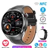 2024 New For Huawei Xiaomi GT4 Pro Smart Watch Men NFC GPS Tracker AMOLED 360*360 HD Screen Heart Rate Bluetooth Call SmartWatch