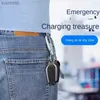 Cell Phone Power Banks Portable Mini Power Bank Keychain Emergency Mobile Phone Small Backup Charger Pod Powerbank for Android and Iphone 1500mah PowerL240111