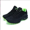 Marathon Shoes Men Casual Sneakers Professional Running Shoes Cushion Comfy Trend Athletic Trainers Tenis Shoes Male Footwear Black Green