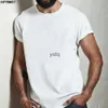 T-shirts pour hommes Mode Summer White Man Tshirt Hipster T-shirts Harajuku Blanc Casual Tee Shirt Tops Cloing T-shirts pour hommes à manches courtesyolq