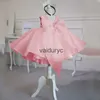 Mädchenkleider Baby Mädchen Weihnachten Taufe weiß rosa Kleid Kinder Perlen 1. Geburtstag Elegante Prinzessin Party Taufe Kleinkind Vestidos H240508