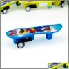 Giochi di novità Giocattoli per bambini Cartoon Pvc Soft Shell Rinculo Auto Aereo Insetto Scooter Modello Giocattolo Premi Regali Drop Consegna Consegna Bavaglio Dhb38