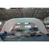 Atividades ao ar livre 12x6x5mH personalizado gigante inflável cobertura de palco barraca de cúpula de concerto para eventos
