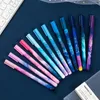 13pcs Gel Pen Novelty 05mm Starry Black Ink for Girl Gift Student Stationery School Writing Office Supplies 240111