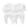 Born Baby Romper Algodón 23PCS Color sólido Ropa de niña unisex Conjunto Pijamas Oneck Boy Manga completa Otoño 240110