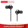 Наушники OnePlus Bullets Wireless Z Earphones Bass Edition Зарядка в течение 10 минут Наслаждение в течение 10 часов Bluetooth 5.0 IP55 До 20/17 часов