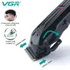 VGR V-282 Регулируемая машинка для стрижки волос Беспроводной триммер для мужчин Профессиональная аккумуляторная парикмахерская электрическая машинка для стрижки волос 240111